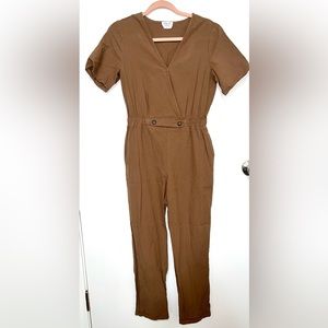 Sienna Sky Tan Overalls/Jumpsuit - size S